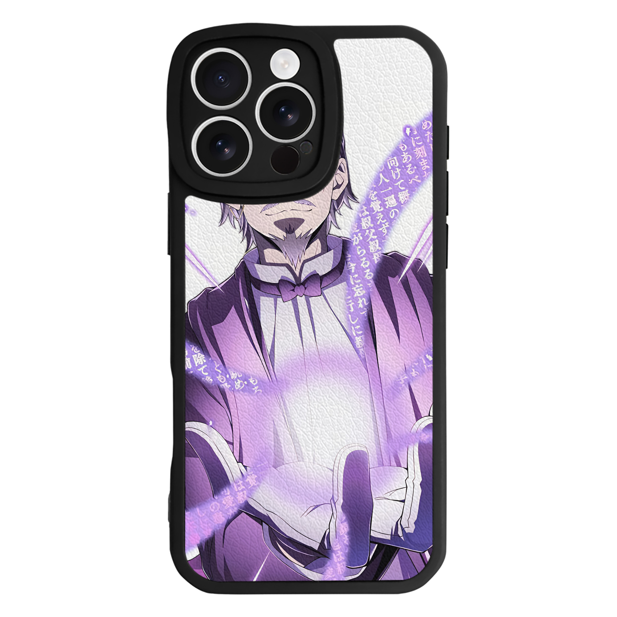 （画像用） 文豪ストレイドッグス Bungo Stray Dogs 【iPhone 16シリーズ対応】シリコンスマホケース（レザー調） 材質：シリコン